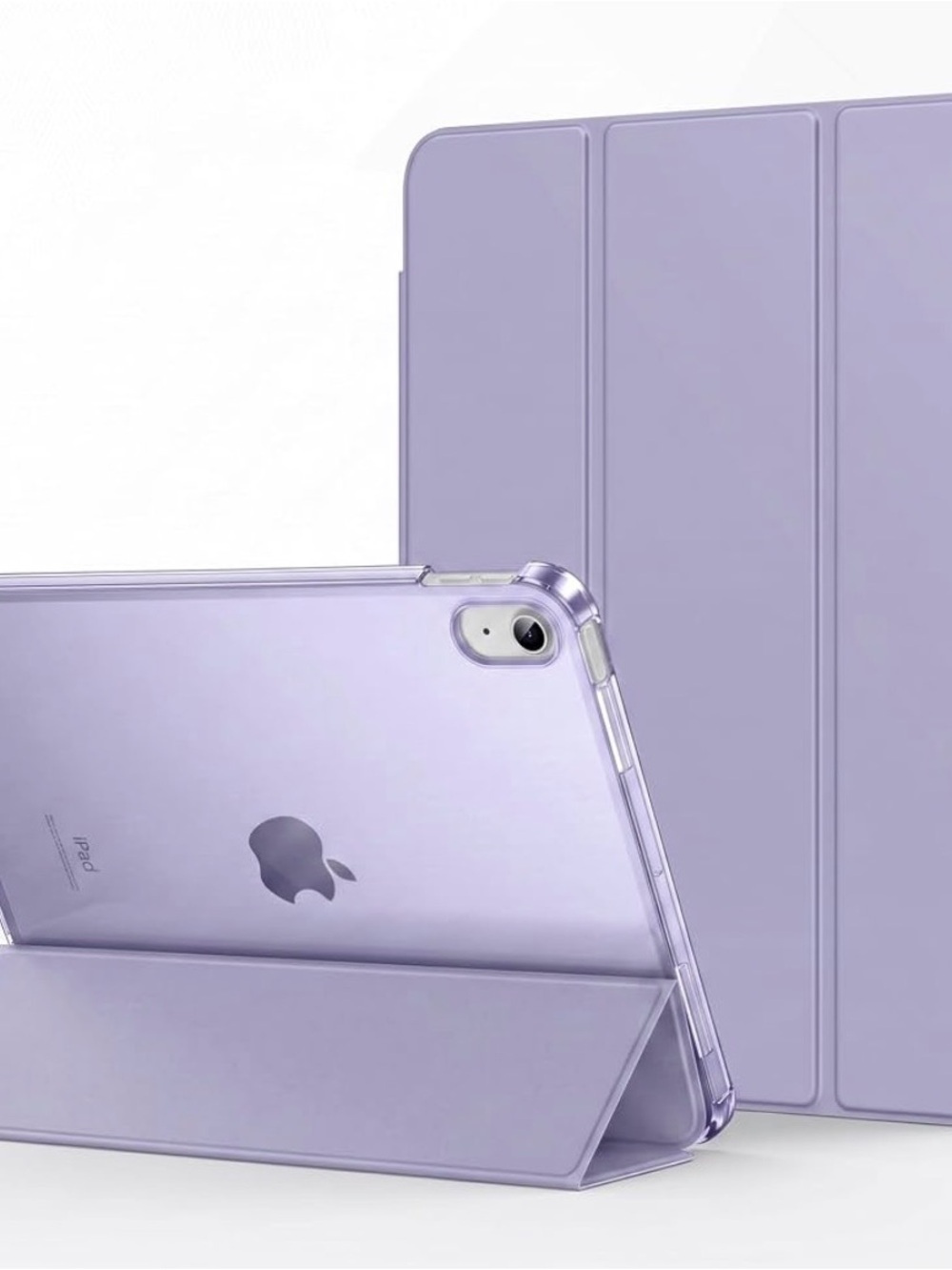 Apple Lavender Tri-Fold Smart Case for iPad with Clear Back 11th gen